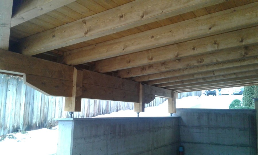 Holzbau Zimmerei Carport Pinzgau 4